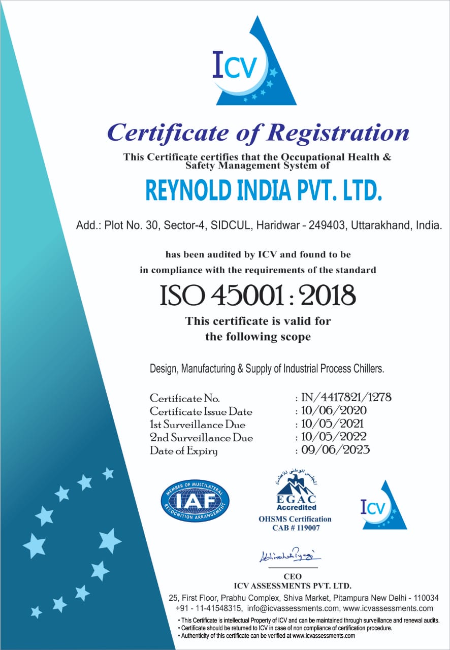 ISO 45001 2018 Certificate